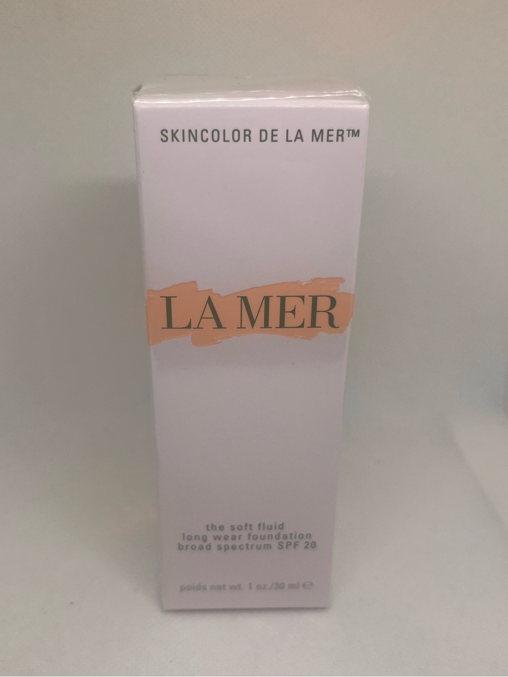 New LA MER The Soft Fluid Long Wear Foundation SPF20 shade: 330 Tan